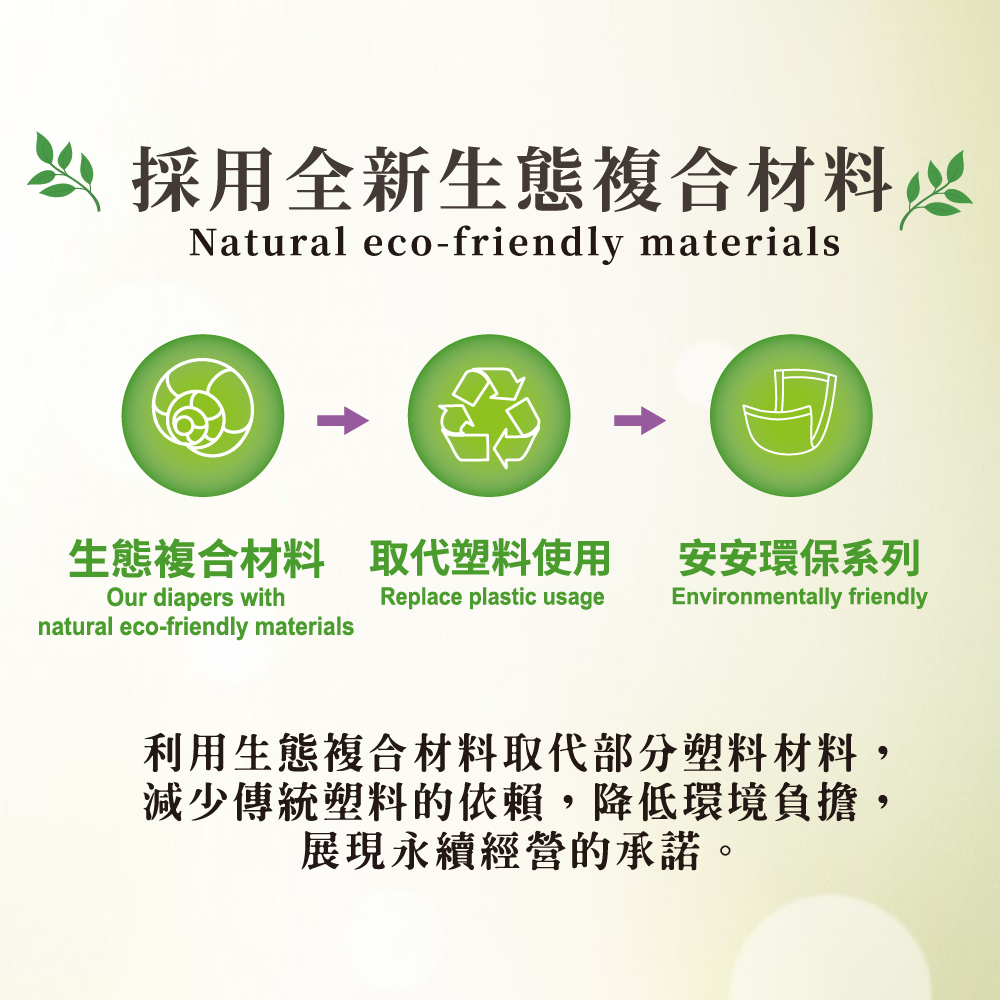 安安 環保減塑抽換式尿片