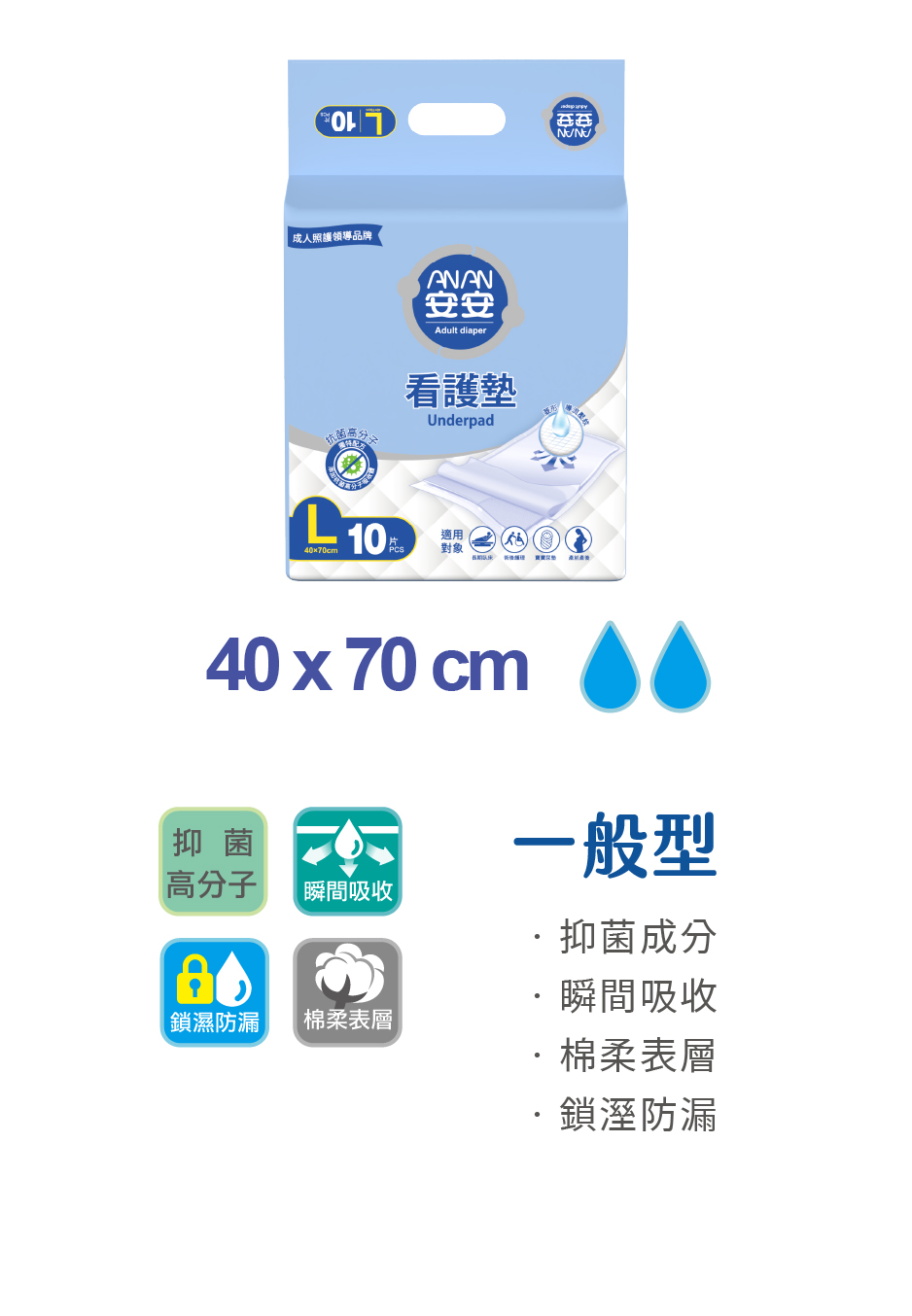 安安 一般型看護墊
