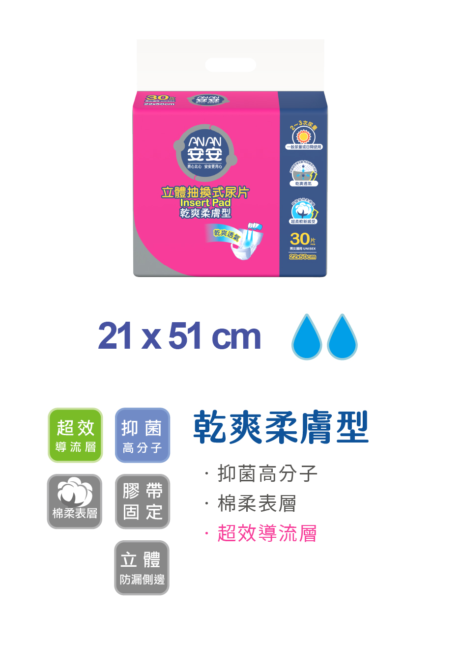 安安 乾爽柔膚型尿片